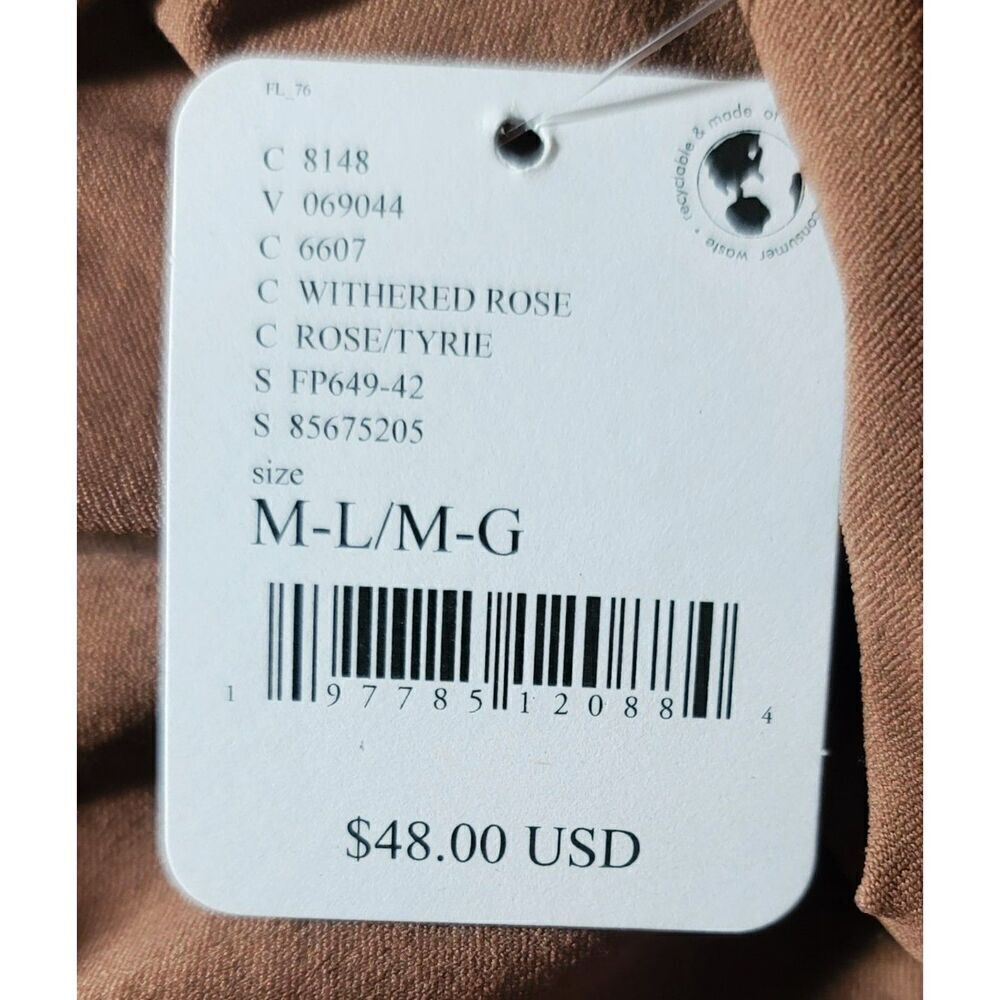 NWT Free People Intimately Low Back Seamless Top Brown - Size M/L - Picture 7 of 8